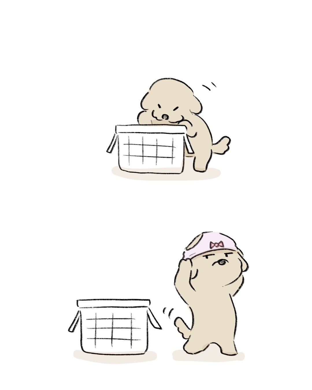 出かける気配がするとやること 4