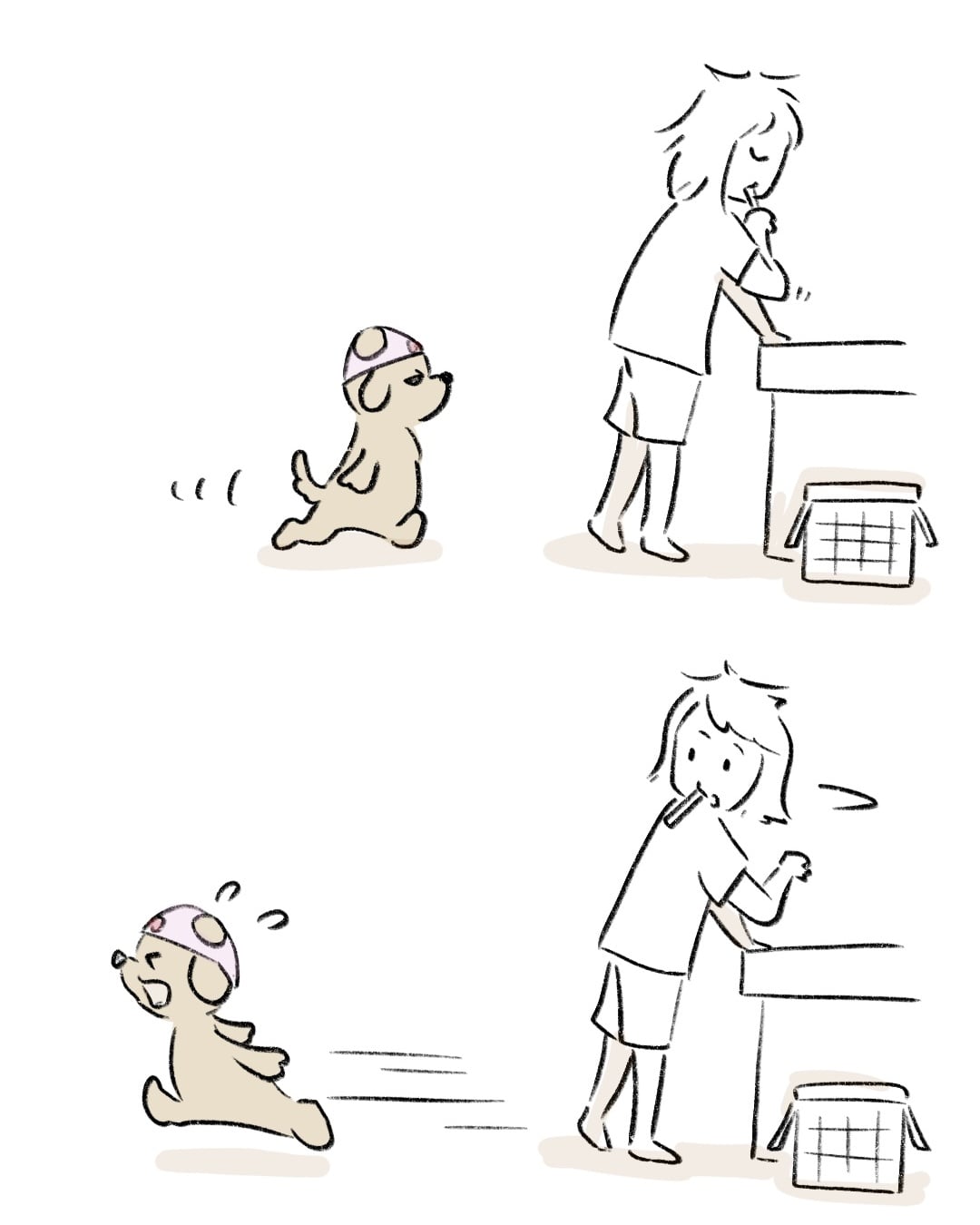 出かける気配がするとやること 7
