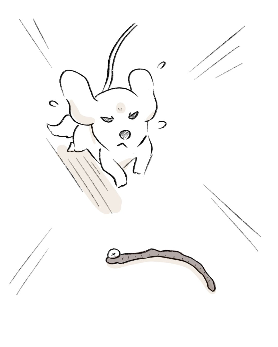 ミミズを見つけたその瞬間 2