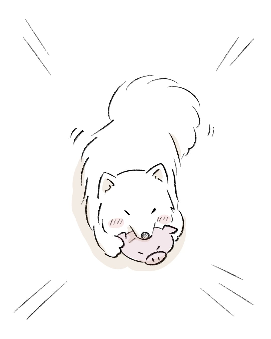 就寝時にはぬいぐるみと一緒? 4