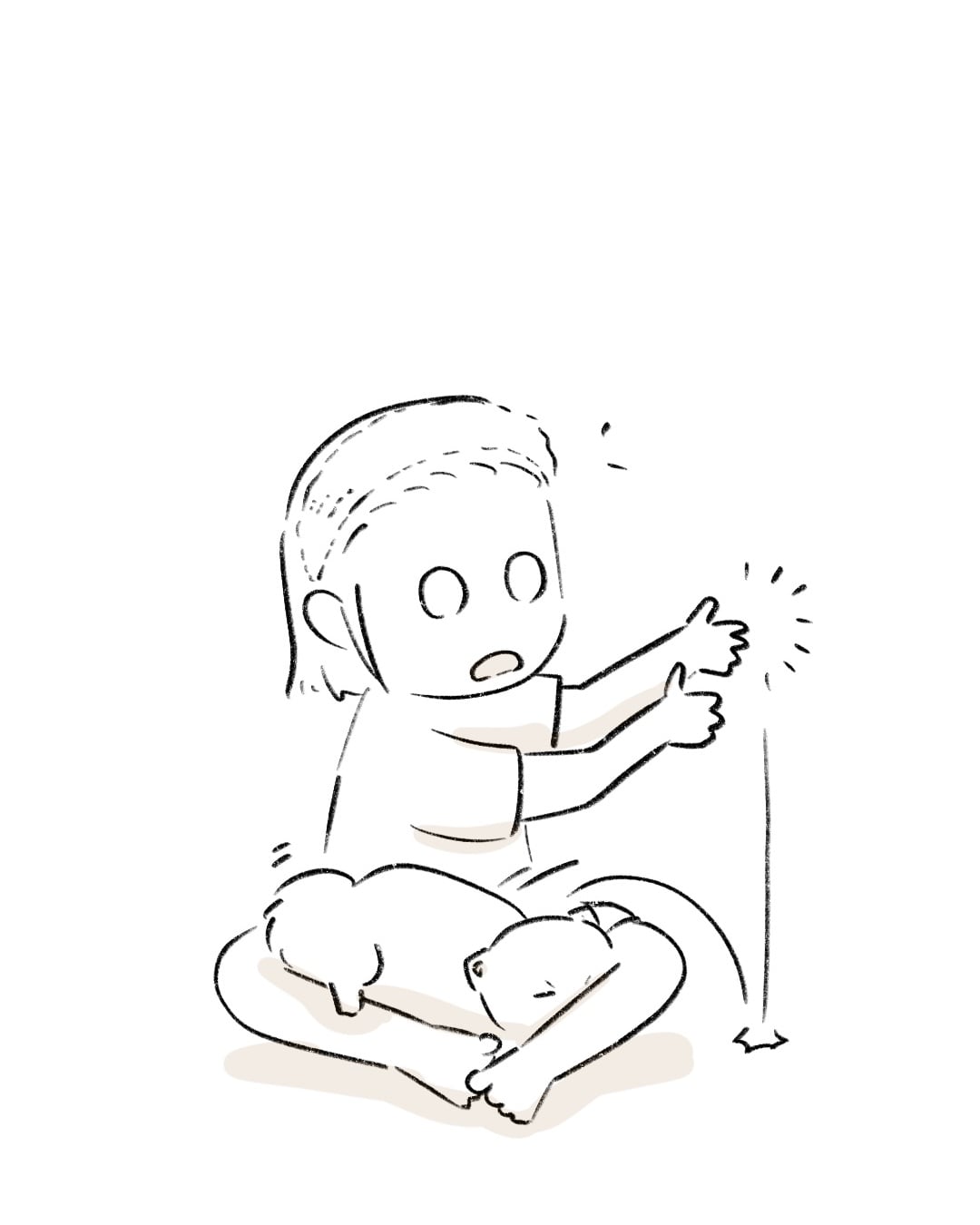 二度寝中に突然飛び起き… 9