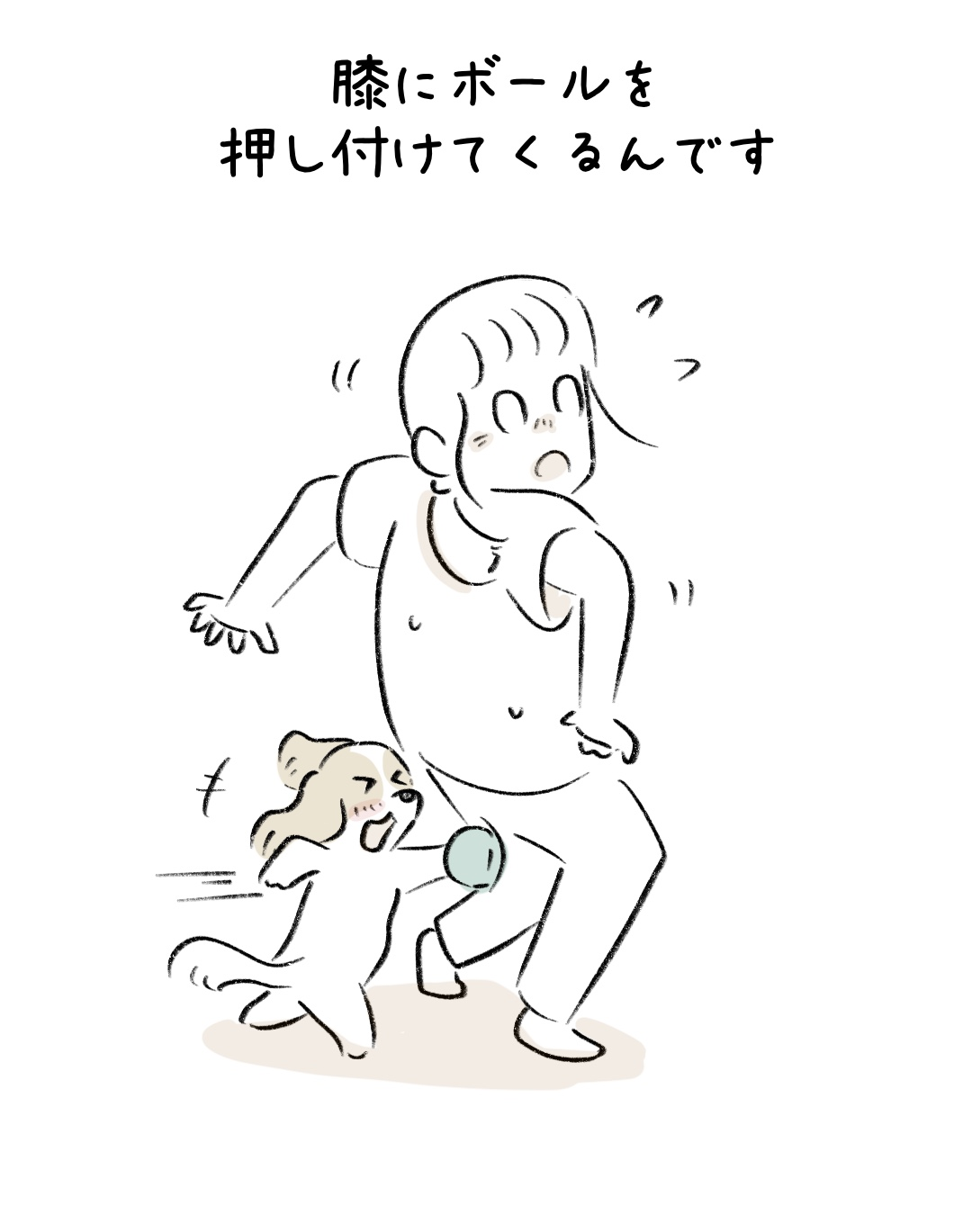 ボールの渡し方、それぞれ 8