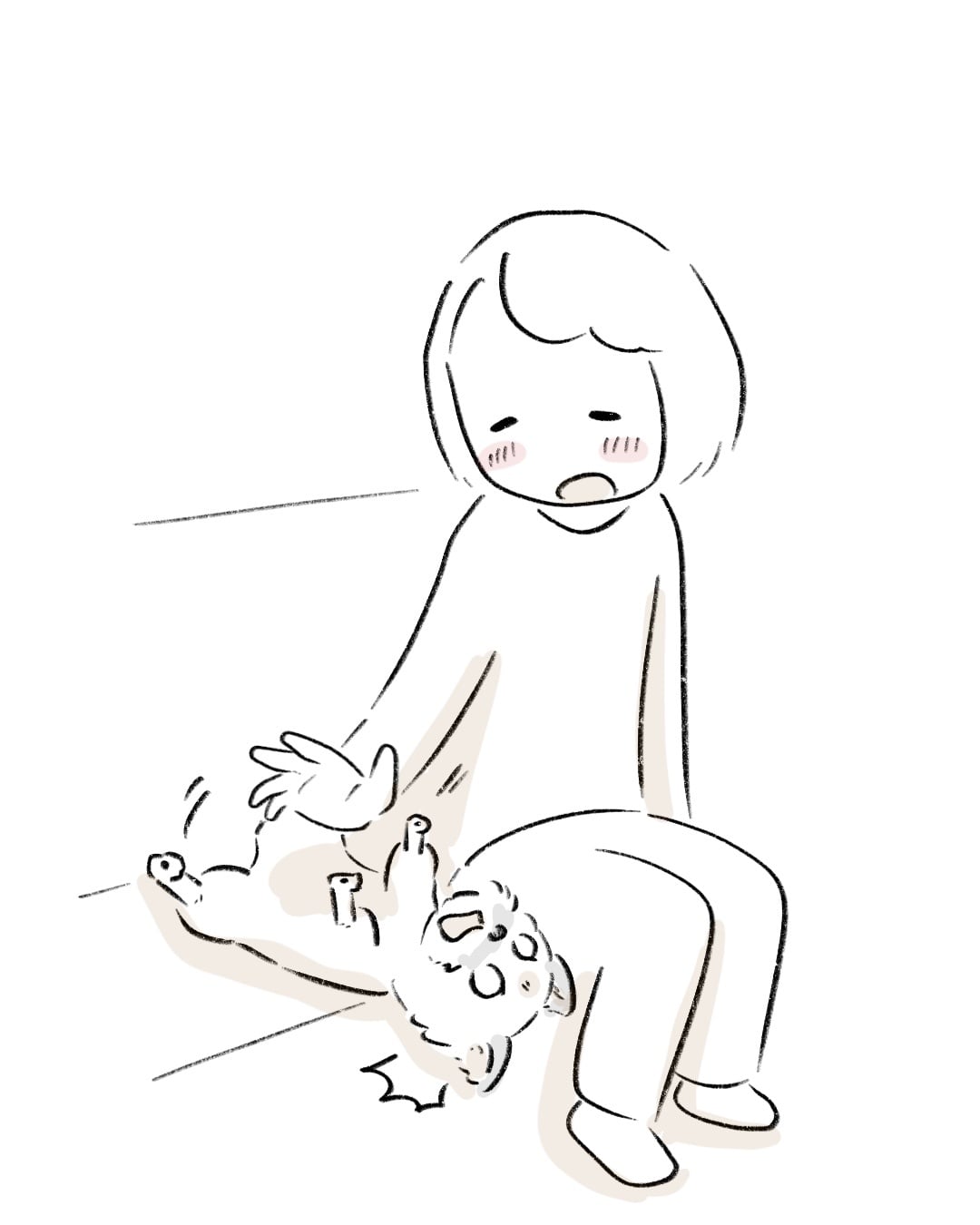 撫で始めたら、最後 5